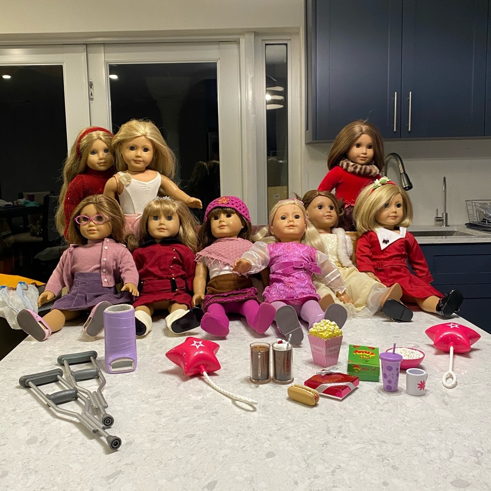 American Girl dolls, accessories & clothes